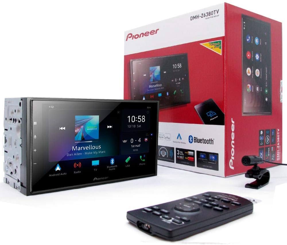 DMH-Z6380TV Autorrádio Pioneer 6.8 com TV Digital Integrada